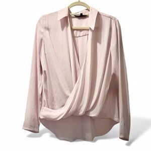 RACHEL - Rachel Roy Soft Lilac/Pink Wrap Blouse
